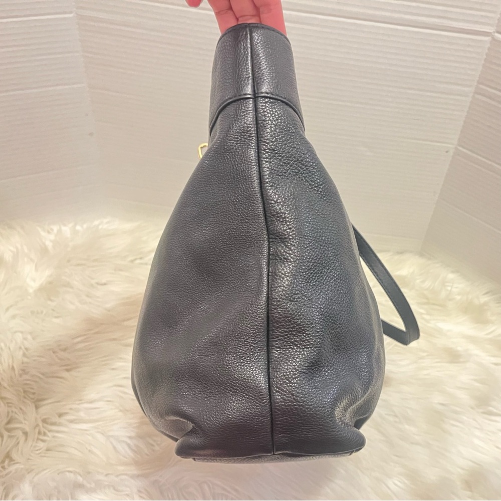 Tory Burch Black Leather Tote - Picture 5 of 12